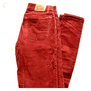 Levi’s corduroy skinny pants